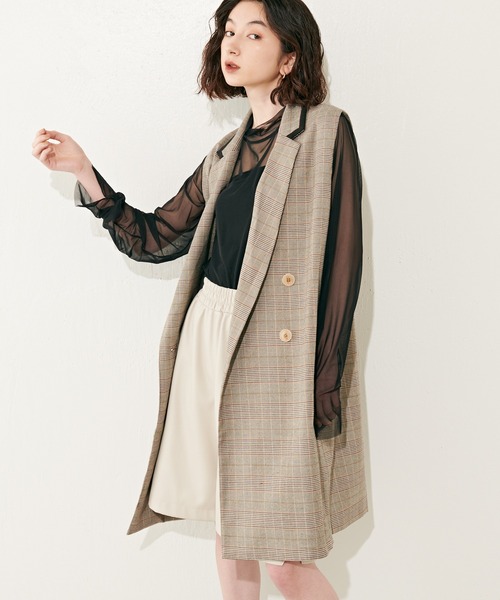 Lui's（ルイス）の「シアートップス（Tシャツ/カットソー・レディース・ブラック/グリーン/アイボリー/サックスブルー・FREE）」の14枚目の写真