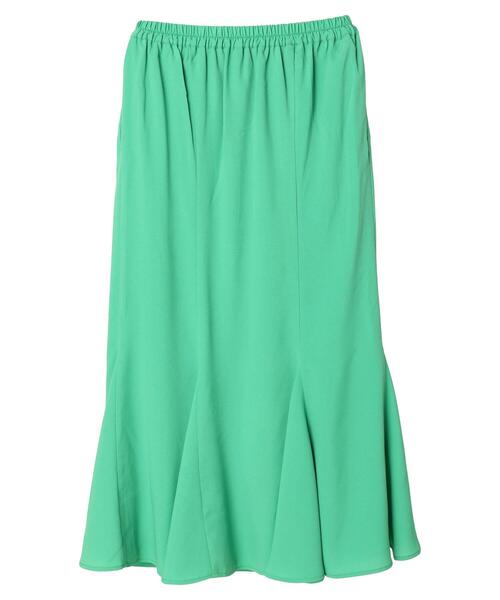 Green　Parks（グリーンパークス）の「パネル切換えマーメイドスカート（スカート・レディース・ブラック/グリーン/アイボリー・FREE）」の20枚目の写真