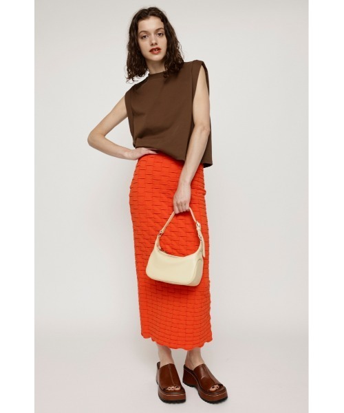 SLY（スライ）の「CHECKER KNIT I LINE SK チェッカー ニット