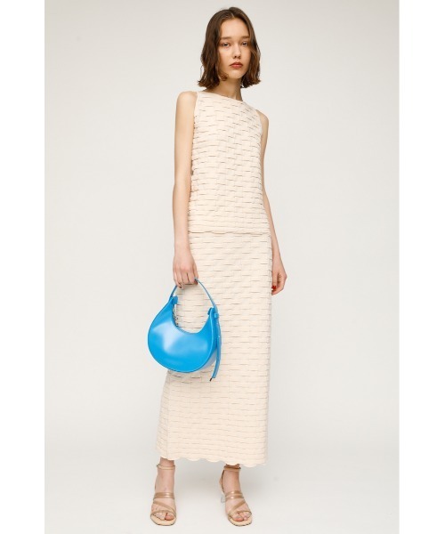 SLY（スライ）の「CHECKER KNIT I LINE SK チェッカー ニット
