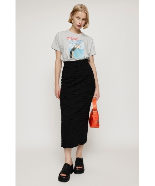 SLY（スライ）の「CHECKER KNIT I LINE SK チェッカー ニット