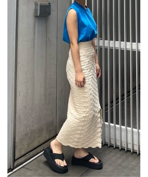 SLY CUT OUT ILINE SK カットアウト アイライン スカート セール】CUT OUT ILINE SK カットアウト アイライン スカート