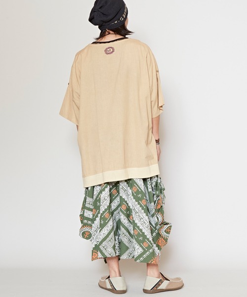 チャイハネ(チャイハネ)の「【チャイハネ】グルティラ変形MEN'Sパンツ(その他パンツ・メンズ・パープル/ネイビー/オフホワイト/グレー/ブラウン/カーキ/ホワイト系その他/ブラック×ホワイト/ブルー・FREE)」の16枚目の写真