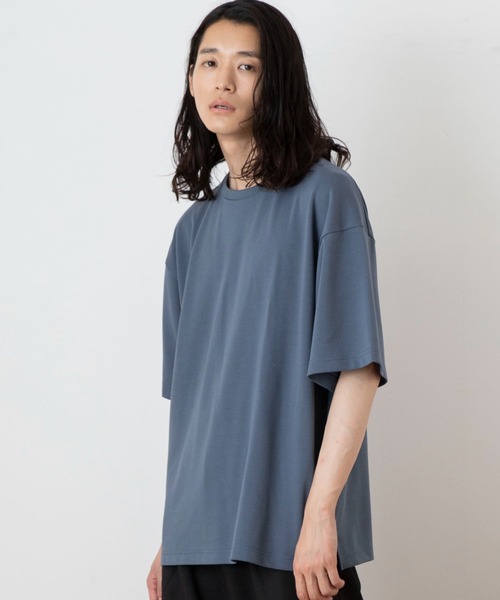 WEGO（ウィゴー）の「WEGO/ポンチBIGT（Tシャツ/カットソー・メンズ・ホワイト/ブルー/ダークグレー・MEDIUM/LARGE）」の3枚目の写真