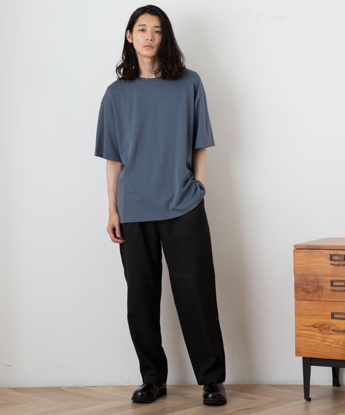 WEGO（ウィゴー）の「WEGO/ポンチBIGT（Tシャツ/カットソー・メンズ・ホワイト/ブルー/ダークグレー・MEDIUM/LARGE）」の19枚目の写真