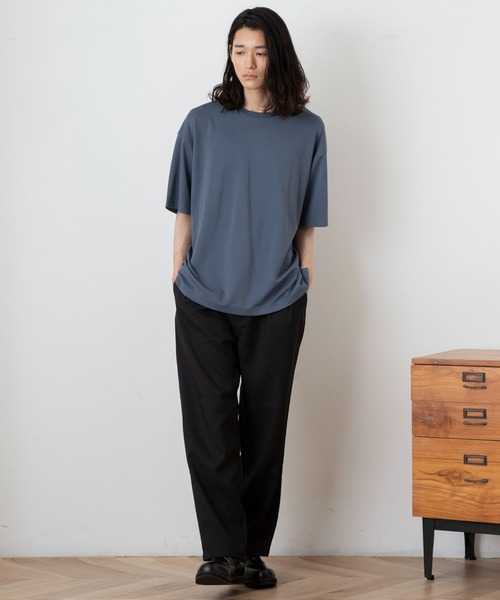 WEGO（ウィゴー）の「WEGO/ポンチBIGT（Tシャツ/カットソー・メンズ・ホワイト/ブルー/ダークグレー・MEDIUM/LARGE）」の20枚目の写真