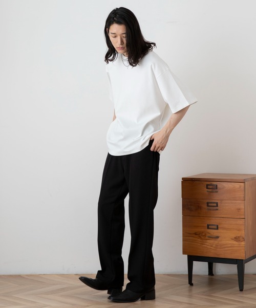 WEGO（ウィゴー）の「WEGO/ポンチBIGT（Tシャツ/カットソー・メンズ・ホワイト/ブルー/ダークグレー・MEDIUM/LARGE）」の7枚目の写真