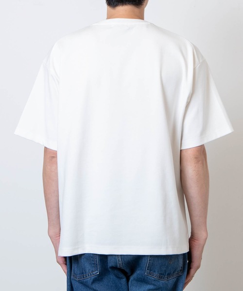 WEGO（ウィゴー）の「WEGO/ポンチBIGT（Tシャツ/カットソー・メンズ・ホワイト/ブルー/ダークグレー・MEDIUM/LARGE）」の6枚目の写真