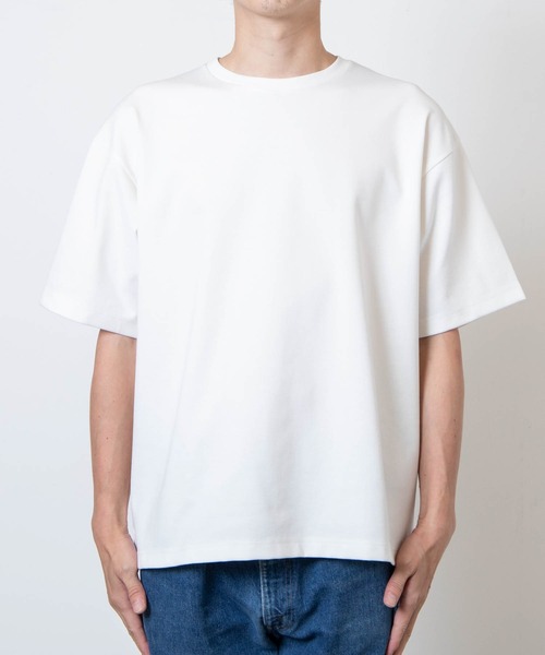 WEGO（ウィゴー）の「WEGO/ポンチBIGT（Tシャツ/カットソー・メンズ・ホワイト/ブルー/ダークグレー・MEDIUM/LARGE）」の4枚目の写真