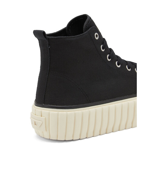 DIESEL（ディーゼル）の「レディース デニム ミッドカット スニーカー（スニーカー・レディース・ブラック/ホワイト/エンジ・37/35/39/38/36/40）」の19枚目の写真