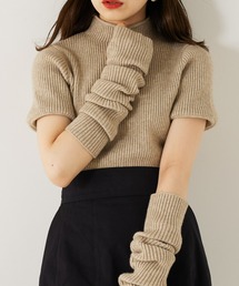 Chico | 【新色追加】アームウォーマーボトルネックリブニット(ニット/セーター)
