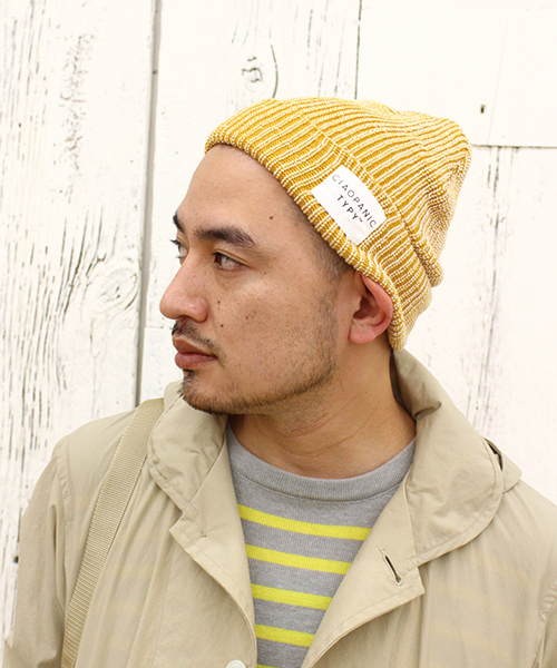 CIAOPANIC TYPY(チャオパニックティピー)の「コットン混リブニットワッチ(ニットキャップ/ビーニー・メンズ・ネイビー/ピンク/ロイヤルブルー/グレー/チャコールグレー/ブラック/パープル/マスタード/グリーン・FREE)」の8枚目の写真