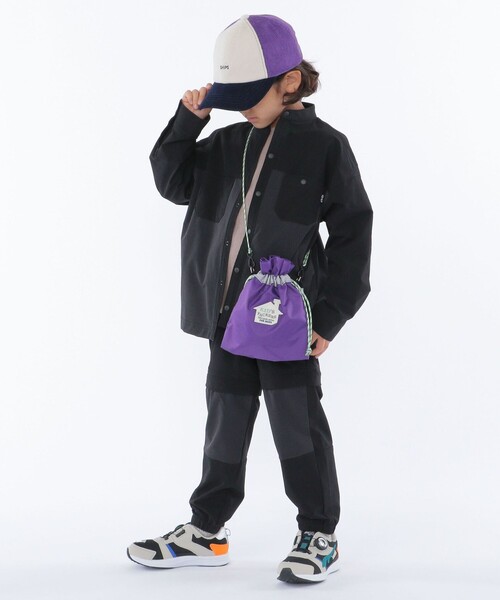 SHIPS（シップス）の「SHIPS KIDS:100～130cm / ＜UVカット＞2WAY ナイロン コンバーチブル パンツ（その他パンツ・キッズ・ブラック/オリーブ・100/110/120/130）」の3枚目の写真