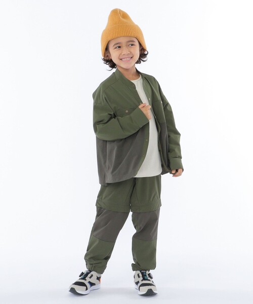 SHIPS（シップス）の「SHIPS KIDS:100～130cm / ＜UVカット＞2WAY ナイロン コンバーチブル パンツ（その他パンツ・キッズ・ブラック/オリーブ・100/110/120/130）」の14枚目の写真