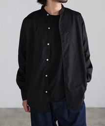 CREARE -LINO- | ブロード ビッグ ルーズ 無地ストライプ 長袖シャツ<ユニセックス>(シャツ/ブラウス)