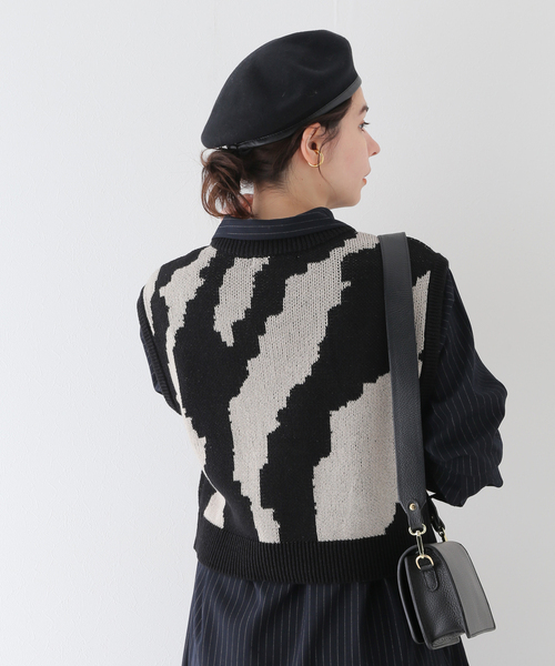 JOURNAL STANDARD relume（ジャーナルスタンダード　レリューム）の「RELUMEベレー（ハンチング/ベレー帽・レディース・ブラック/チャコールグレー/ブルー・FREE）」の7枚目の写真