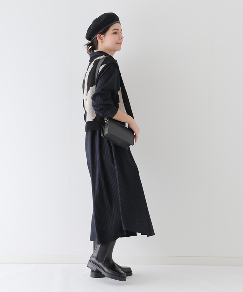 JOURNAL STANDARD relume（ジャーナルスタンダード　レリューム）の「RELUMEベレー（ハンチング/ベレー帽・レディース・ブラック/チャコールグレー/ブルー・FREE）」の8枚目の写真