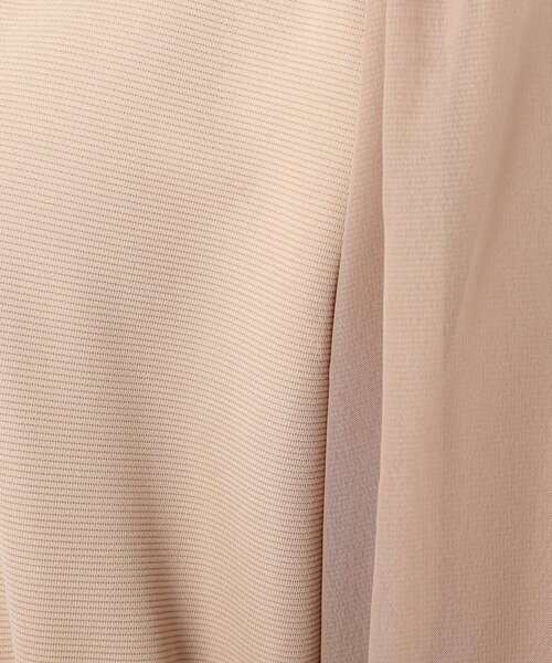 DRESKIP(ドレスキップ)の「◆異素材袖シアーリップルプルオーバー(Tシャツ/カットソー・レディース・オフホワイト/パープル系/ライトベージュ/ブラック・02/03/04)」の18枚目の写真