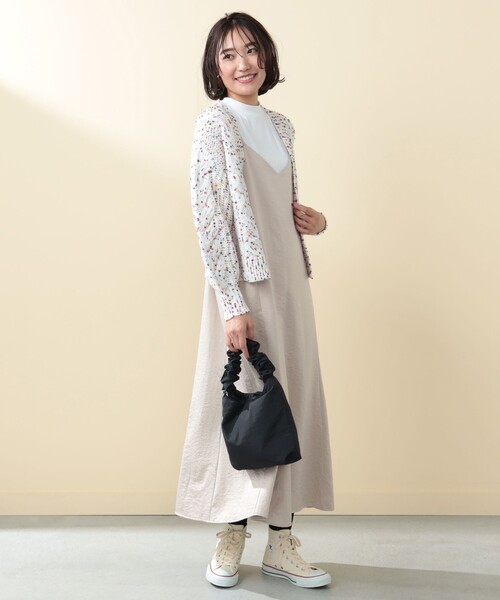 BEAMS HEART（ビームスハート）の「【4色展開】カラーネップ カーディガン（カーディガン/ボレロ・レディース・ネイビー/ブラウン系その他2/オフホワイト/ブルー/グリーン・FREE）」の6枚目の写真