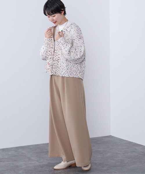 BEAMS HEART（ビームスハート）の「【4色展開】カラーネップ カーディガン（カーディガン/ボレロ・レディース・ネイビー/ブラウン系その他2/オフホワイト/ブルー/グリーン・FREE）」の8枚目の写真