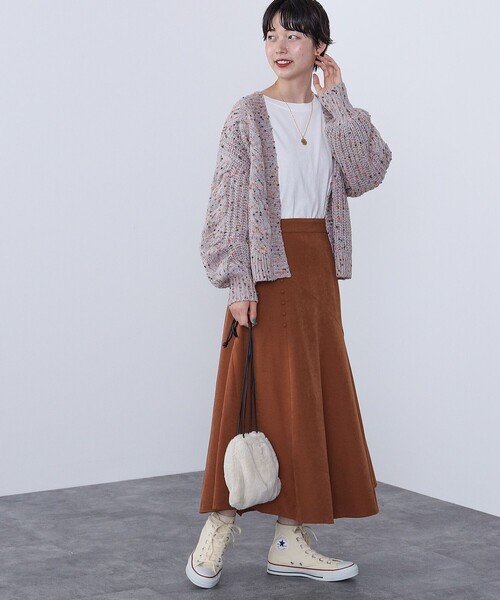 BEAMS HEART（ビームスハート）の「【4色展開】カラーネップ カーディガン（カーディガン/ボレロ・レディース・ネイビー/ブラウン系その他2/オフホワイト/ブルー/グリーン・FREE）」の17枚目の写真