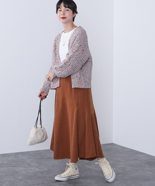 BEAMS HEART（ビームスハート）の「【4色展開】カラーネップ カーディガン（カーディガン/ボレロ・レディース・ネイビー/ブラウン系その他2/オフホワイト/ブルー/グリーン・FREE）」の18枚目の写真