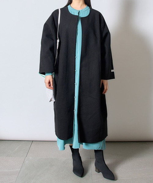 SETUP7（セットアップセブン）の「【SETUP7】ポインテッドトゥストレッチニットメタルヒールショートソックスブーツ KNF（ブーツ・レディース・ブラック・35/37/39/40）」の3枚目の写真