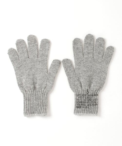 MILITARY(ミリタリー)の「G.I. WOOL GLOVE LINER / ジーアイ ウール グローブライナー(手袋・メンズ・グレー/黄土色系/オリーブ/ブラック・3/4)」の1枚目の写真