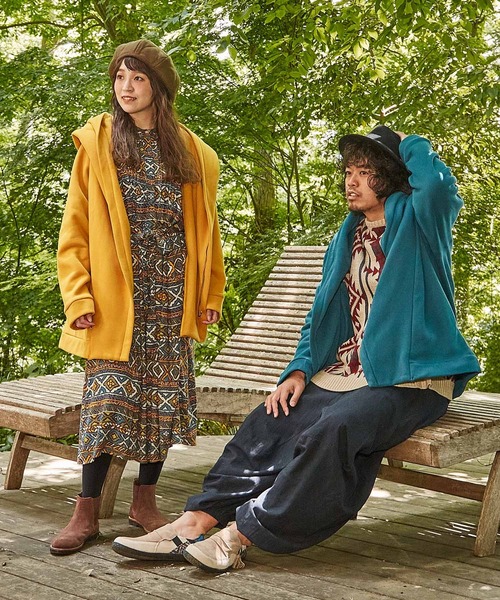 チャイハネ（チャイハネ）の「【チャイハネ】ホワールMEN'Sコート（その他アウター・メンズ・ターコイズブルー/ブラック/ダークカーキ/イエロー・FREE）」の22枚目の写真