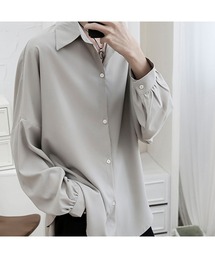 Auntie Rosa | オーバーサイズシンプル長袖シャツ(シャツ/ブラウス)