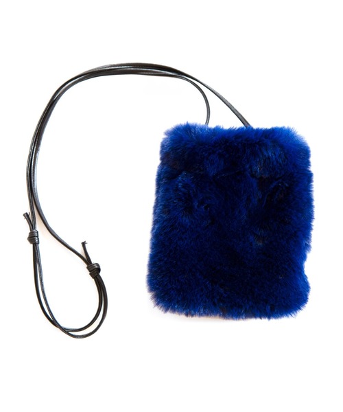 NO ID.（ノーアイディ）の「【NO ID.】Eco Fur Mini Shoulder Bag / エコ ファー ミニ ショルダー バッグ（ショルダーバッグ・メンズ・ネイビー/ブラウン/グリーン・ONE SIZE）」の6枚目の写真
