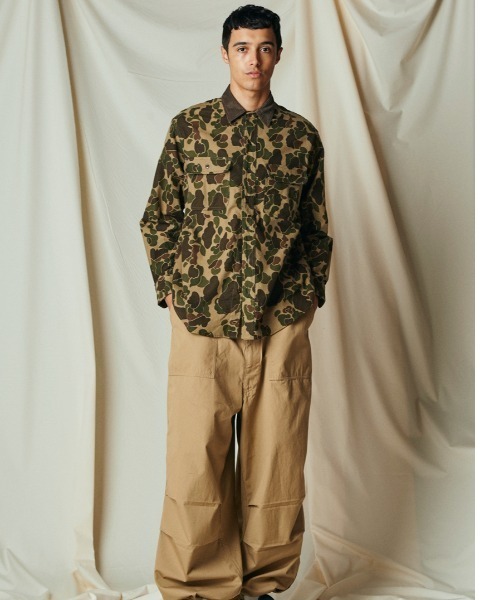PENNEYS(ぺニーズ)の「PENNEYS/ペニーズ CLASSIC W-FLAP FLANNEL SHIRTSクラシックダブルフラップフランネルシャツユニセックス(シャツ/ブラウス・メンズ・カモフラージュ/その他1・MEDIUM/LARGE)」の3枚目の写真