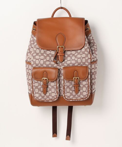 COACH（コーチ）の「フランキー バックパック・シグネチャー