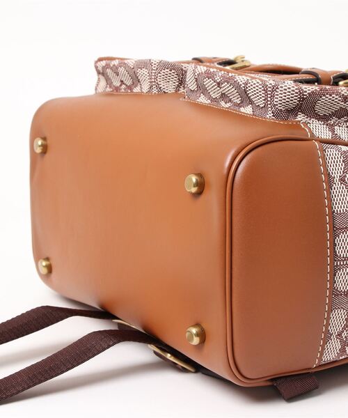 COACH(コーチ)の「フランキー バックパック・シグネチャー COACH(コーチ)の「フランキー バックパック・シグネチャー