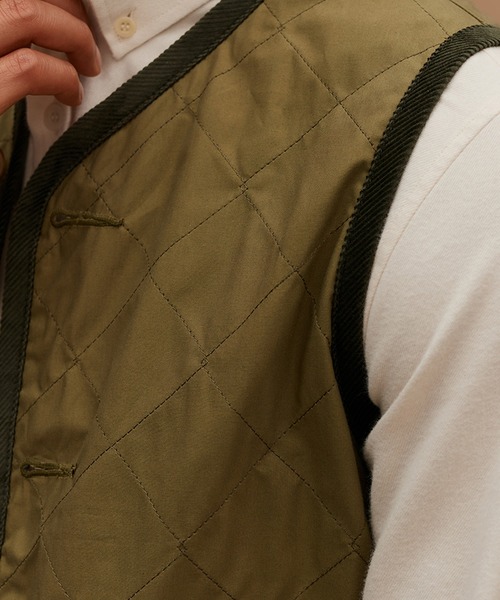 LAVENHAM（ラベンハム）の「Cotton Unwadded Gilet Mens / コットン