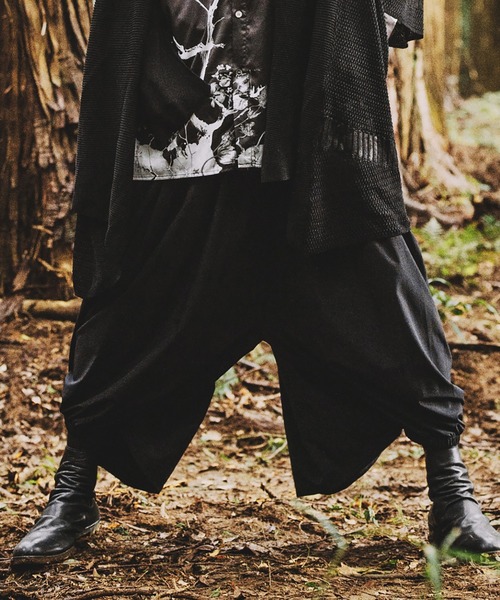 NO ID.（ノーアイディ）の「【NO ID.】Fluttering Baggy Trousers / フラッタリング バギー トラウザーズ（スラックス・メンズ・ミックスグレー/ブラック/グレー・1/2）」の2枚目の写真
