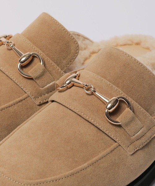 LEPSIM（レプシィム）の「ビットボアローファーミュール　175489（ローファー・レディース・ブラック/ベージュ・MEDIUM/LARGE）」の18枚目の写真