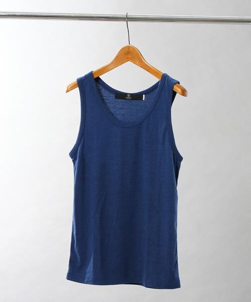 BEAUTY&YOUTH UNITED ARROWS（ビューティーアンドユースユナイテッドアローズ）の「【WEB限定】by ∴ ヘザー タンクトップ（タンクトップ・メンズ・ホワイト/ブラック/グレー/ダークグレー/ターコイズブルー/イエロー/ネイビー・MEDIUM/LARGE）」の5枚目の写真