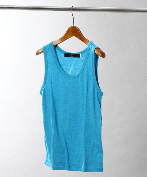 BEAUTY&YOUTH UNITED ARROWS（ビューティーアンドユースユナイテッドアローズ）の「【WEB限定】by ∴ ヘザー タンクトップ（タンクトップ・メンズ・ホワイト/ブラック/グレー/ダークグレー/ターコイズブルー/イエロー/ネイビー・MEDIUM/LARGE）」の6枚目の写真