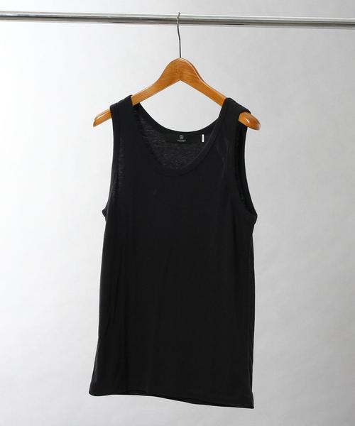 BEAUTY&YOUTH UNITED ARROWS（ビューティーアンドユースユナイテッドアローズ）の「【WEB限定】by ∴ ヘザー タンクトップ（タンクトップ・メンズ・ホワイト/ブラック/グレー/ダークグレー/ターコイズブルー/イエロー/ネイビー・MEDIUM/LARGE）」の2枚目の写真