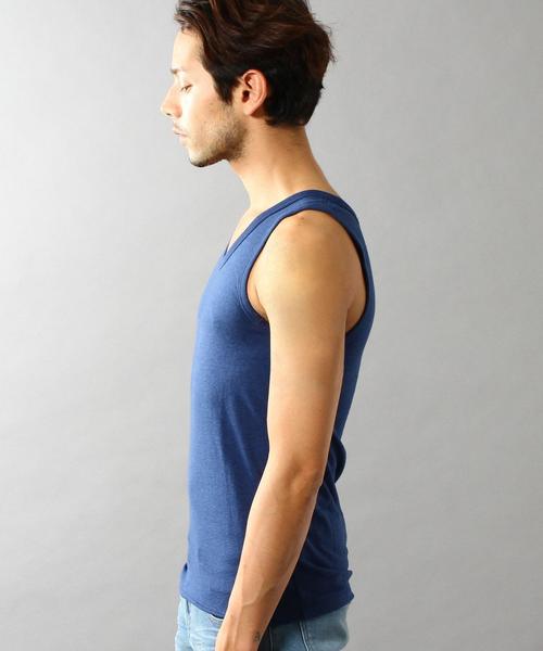 BEAUTY&YOUTH UNITED ARROWS（ビューティーアンドユースユナイテッドアローズ）の「【WEB限定】by ∴ ヘザー タンクトップ（タンクトップ・メンズ・ホワイト/ブラック/グレー/ダークグレー/ターコイズブルー/イエロー/ネイビー・MEDIUM/LARGE）」の11枚目の写真