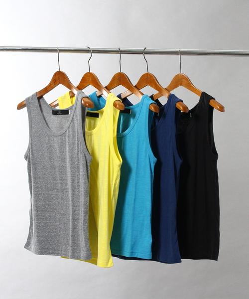 BEAUTY&YOUTH UNITED ARROWS（ビューティーアンドユースユナイテッドアローズ）の「【WEB限定】by ∴ ヘザー タンクトップ（タンクトップ・メンズ・ホワイト/ブラック/グレー/ダークグレー/ターコイズブルー/イエロー/ネイビー・MEDIUM/LARGE）」の14枚目の写真