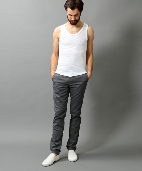 BEAUTY&YOUTH UNITED ARROWS（ビューティーアンドユースユナイテッドアローズ）の「【WEB限定】by ∴ ヘザー タンクトップ（タンクトップ・メンズ・ホワイト/ブラック/グレー/ダークグレー/ターコイズブルー/イエロー/ネイビー・MEDIUM/LARGE）」の9枚目の写真