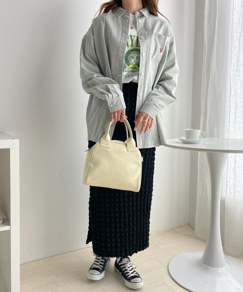 WEGO（ウィゴー）の「WEGO/ポップコーンスリットスカート（スカート・レディース・ブラック/ブルー/グリーン・FREE）」の5枚目の写真