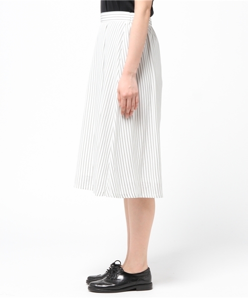 603（ロクマルサン）の「603 ストライプタックスカート（スカート・レディース・ホワイト・FREE）」の5枚目の写真