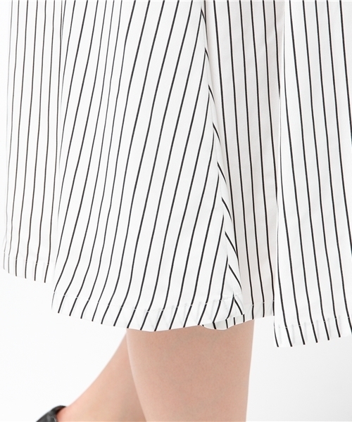 603（ロクマルサン）の「603 ストライプタックスカート（スカート・レディース・ホワイト・FREE）」の12枚目の写真