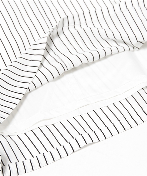 603（ロクマルサン）の「603 ストライプタックスカート（スカート・レディース・ホワイト・FREE）」の10枚目の写真