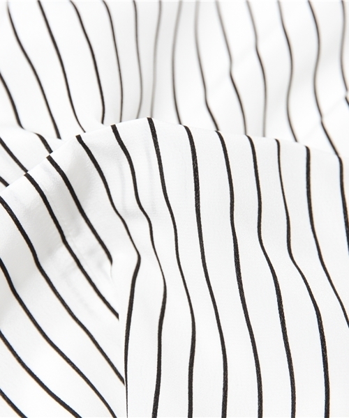 603（ロクマルサン）の「603 ストライプタックスカート（スカート・レディース・ホワイト・FREE）」の7枚目の写真