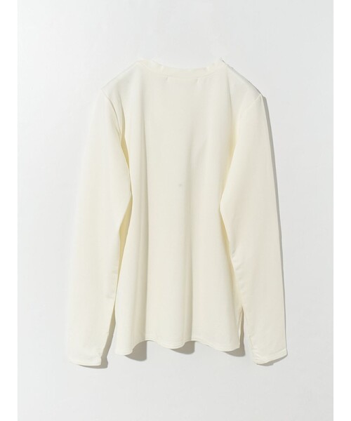 MIDIUMISOLID（ミディウミソリッド）の「クルーネックインナー プルオーバー（Tシャツ/カットソー・レディース・グリーン/カーキ/ブラック/オフホワイト・38/48）」の20枚目の写真