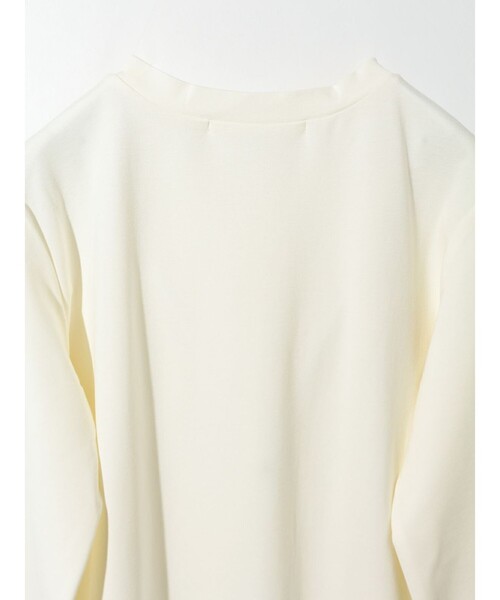 MIDIUMISOLID（ミディウミソリッド）の「クルーネックインナー プルオーバー（Tシャツ/カットソー・レディース・グリーン/カーキ/ブラック/オフホワイト・38/48）」の21枚目の写真